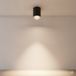 Nova Luce Spot plafond Mao noir