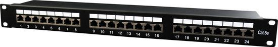 Merkloos Gembird CAT6 24 poorts patchpanel STP - Server kast