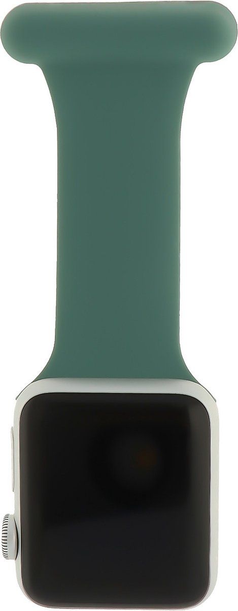 Strap-it bandje geschikt voor Apple Watch verpleegkundige band - groen - Maat: 42 - 44 - 45 - 49mm