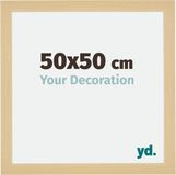yd. Cadre photo 50x50 cm - MDF - Décor érable - Mura