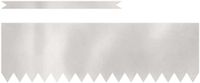 vidaXL Grasafscherming 10 st 100 x 0,05 x 30 cm Roestvrij staal Zilver