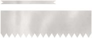 vidaXL Grasafscherming 10 st 100 x 0,05 x 30 cm Roestvrij staal Zilver