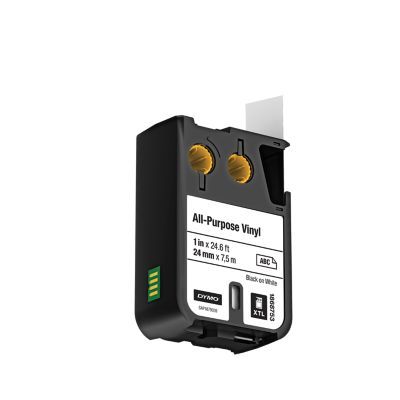 DYMO Universeel vinyl - Zwart