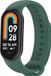 Strap-it siliconen bandje - Geschikt voor Xiaomi Mi Smart Band 8 / Band 9 (donkergroen)