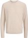 Jack & Jones Heren trui regular fit Beige XL Ronde Hals Volwassenen