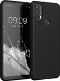 kwmobile telefoonhoesje geschikt voor Motorola Moto E40 - Hoesje voor smartphone - Back cover in mat zwart