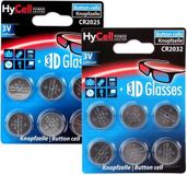 HyCell Knoopcel CR2032 3 V 6 stuk(s) 200 mAh Lithium CR2032