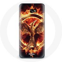 Maniacase Hoesje voor Samsung Galaxy A3 2016 Hunger Games Film Logo