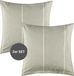 ESPRIT Housse de coussin renforcée HARPLINES Gris, 40 x 40 cm, 2 pièces
