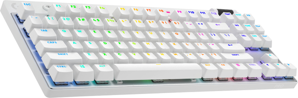 Logitech G PRO X TKL - Draadloos Gaming Toetsenbord - US International QWERTY - Wit