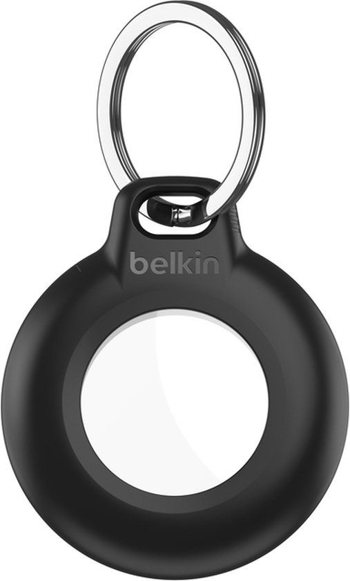 Belkin Waterdichte AirTag-houder met sleutelring - zwart