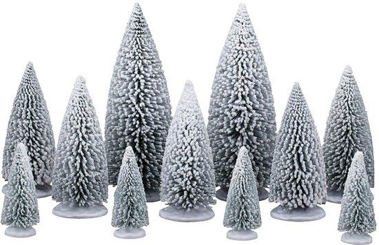 Lemax White Pine Trees - Set van 11