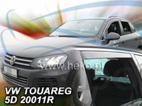 heko Team Heko Volkswagen Touareg (type 2) 2010-2018 Dark Wind Deflectors (5-door) - Front & Rear Set