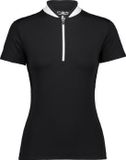 Cmp Fietsshirt Half-zip Dames Polyester Zwart/wit Maat Xs