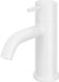 Hotbath Cobber - Wastafelmengkraan - zonder Waste - Laag - Wit - Opbouw - Messing - V01