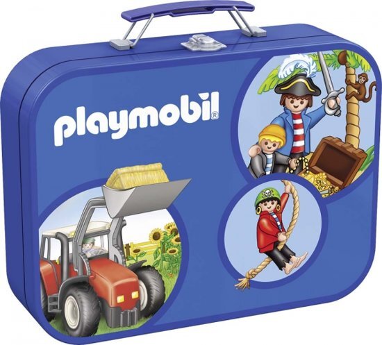 Schmidt Puzzel: Playmobil Puzzelkoffer - Kinderpuzzel