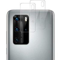 Phonillico® Camerabescherming voor Huawei P40 PRO [Pack van 2] Glazen lens Achteruitrijcamera Beschermingsfilm Antikras
