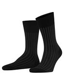 FALKE Heren Sokken Shadow M So katoen gedessineerd 1 paar, Grijs Grey-White 3030, 43-44