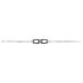 Ceranity Damesarmband keramiek en zilver 925/1000 3,8 g zirkonia 19 cm
