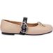 Moschino Ballerines en cuir nappa beige