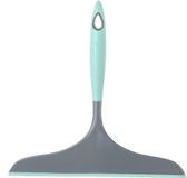 Vigar Hergo Douchewisser Hangende Doucheplank, Grijs en Turquoise, 23,5 x 3,5 x 23 cm