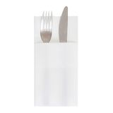 Servetten Eco-Bamboo Servetten, 70 g/m², 40 x 40 cm, wit, bamboe, 50 stuks