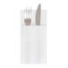 Servetten Eco-Bamboo Servetten, 70 g/m², 40 x 40 cm, wit, bamboe, 50 stuks