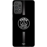 Maniacase Coque Pour Samsung Galaxy A72 PSG logo jordan gris fond noir