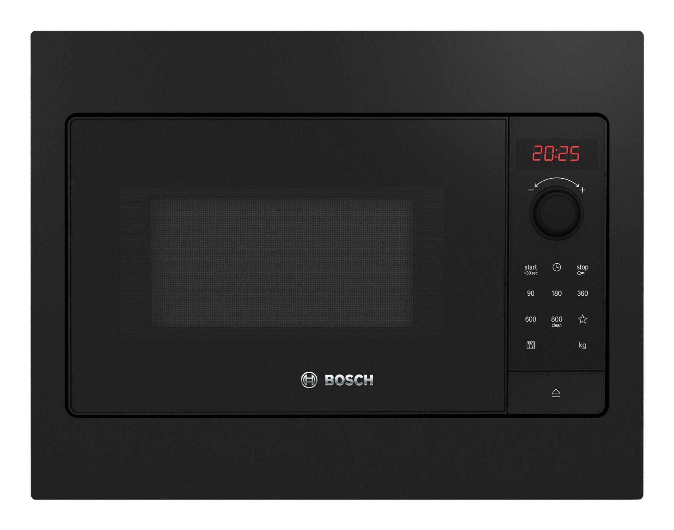 Bosch Serie 2 BFL523MB4 Inbouwmagnetron - Zwart - 800W - 20L