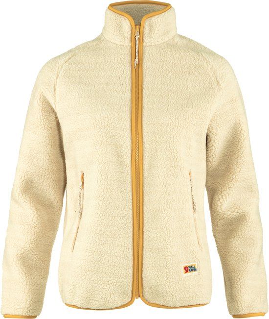 Fjallraven Vardag Pile Fleece W Dames Outdoorvest - Chalk White - Maat L - Dames - Herfst/Winter 2022