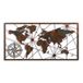 Handgeschilderd, decoratief metalen wandaccessoire, 120 cm x 60 cm, 100% metaal (1,5 mm), unieke kleurvariaties, stijlvol accent voor woondecoratie