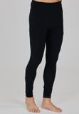 WHISTLER Tights Bosco Heren Effen Zwart Bamboeviscose en Merinowol XXL
