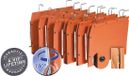 Elba L'Oblique hangmappen voor kasten TUB ft 330 x 250 mm, bodem 50 mm, oranje, 6 stuks