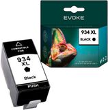 Evoke HP 934XB Zwart XL Inktcartridge (C2P23AE)