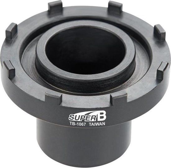 SuperB Lockringsleutel 8-tands Staal 50 Mm Zwart