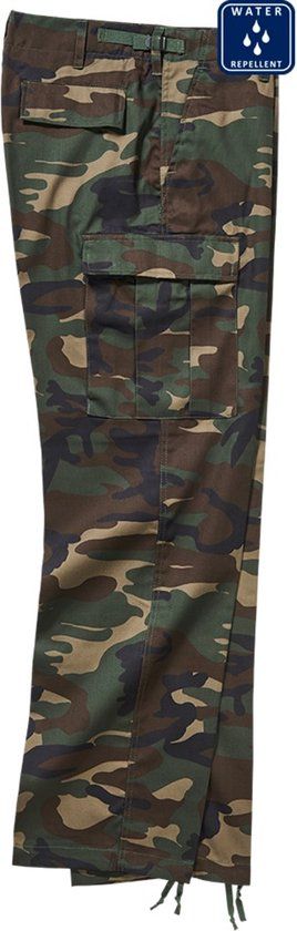 Brandit US Ranger Heren Stoffen broek - woodland - M