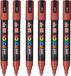 Posca Stiften PC-5M Medium Tip - Robijnrood - 6 stuks