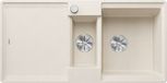 Blanco Silgranit spoelbak, 99x49 mm, zacht wit