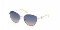 Guess GU00284 Or pâle brillant 58/17/135 FEMME Lunettes de soleil