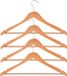 MSV Houten Kledinghangers Set van 4