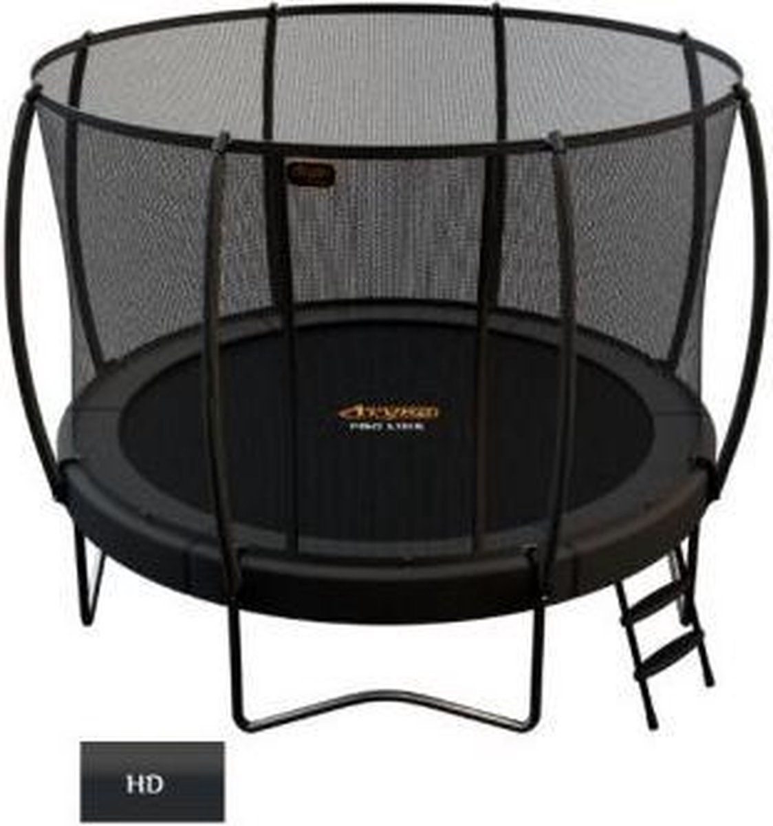 Avyna PRO-LINE Trampoline combi 12,HD rand met gratis ladder - grijs