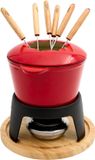Lacor Fondue Set - 1.2L - Emaille - Rood