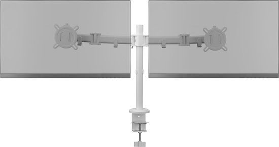 One For All DM2220 Smart-line universele monitorsteun - dubbele monitorarm - VESA 100x100 - wit