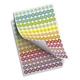 TimeTEX Belofigatie-sticker "sterretjes kleurrijk", 520 stuks.