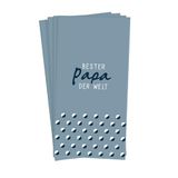 Grafik Workshop zakdoeken met spreuk | cadeau-idee | 10 stuks | Bester Papa