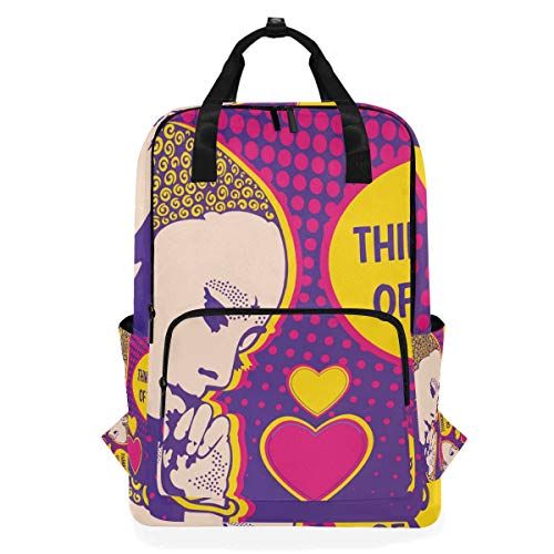 MONTOJ Travel Rugzak Pop Art Meisje School Rugzak