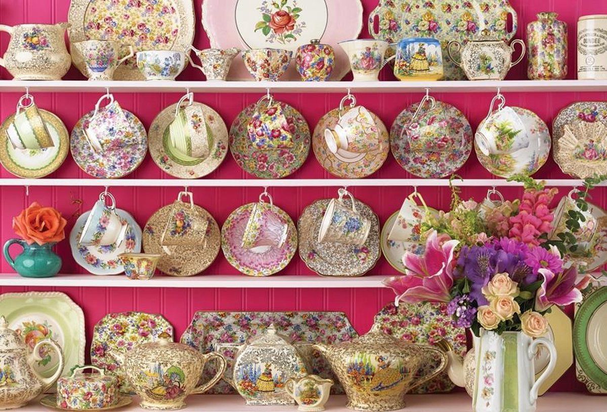 Cobble Hill legpuzzel 2000 stukjes Grandma's Chintz - 0625012890069