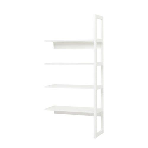 Hoppekids Halve sectie Etage 4 legborden met 1 plankzijde 80 cm - wit