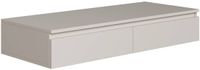 Selsey Bemmi bureau / coiffeuse suspendu avec tiroirs greige 120 cm