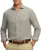 Superdry Riviera L/S Linnen Shirt Heren - Maat XL